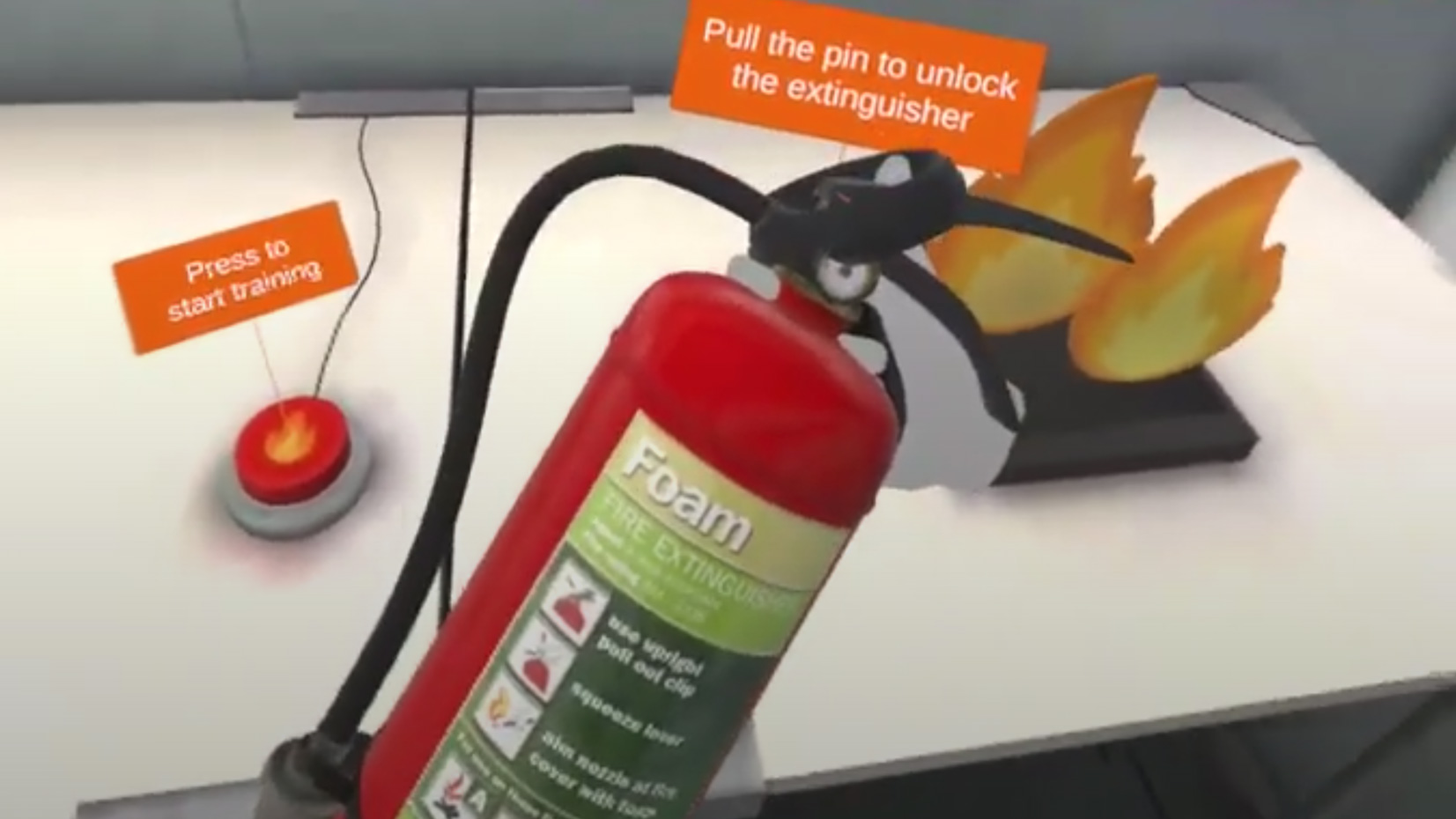 Cover art for VR Fire Extinguisher Training